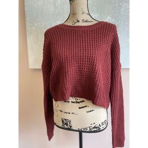 Cropped sweater
